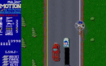 Major Motion screen shot game playing